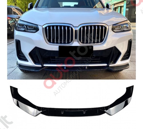 Bmw X3 G01 X4 G02 LCI priekinis spoileris